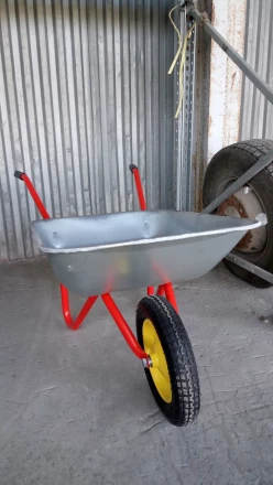 Тачка садовая грузоподъемность 90 кг объем 65 л Россия 68967 купить в Перми