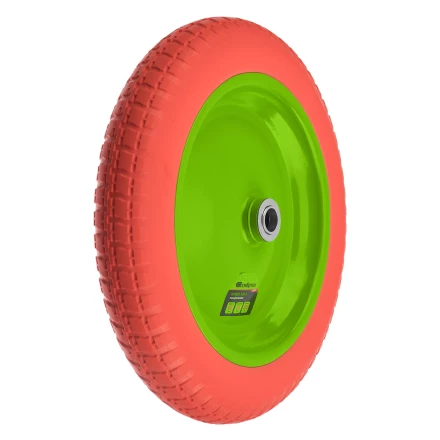 Колесо полиуретановое Сибртех 3.00-8, длина оси 80 мм, подшипник 20 мм, 689795 купить в Перми