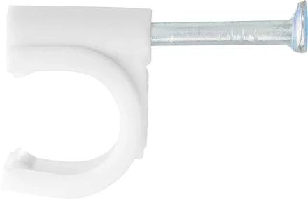 Скобы электроустановочные 12 мм круглый профиль 50 шт. СИБРТЕХ (арт. 47524) купить в Перми