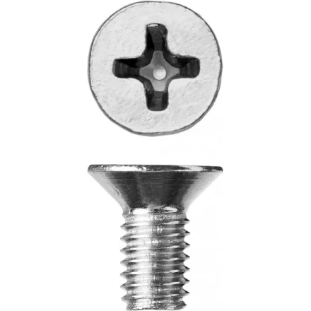 Винт ЗУБР &quot;МАСТЕР&quot; DIN 965, класс прочности 4.8, оцинкованный, M5x12мм, 5кг 303110-05-012 купить в Перми