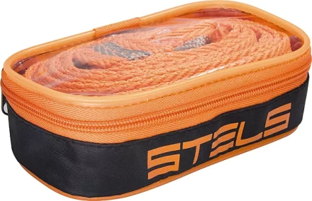 Трос буксировочный 5 тонн 2 крюка сумка на молнии STELS Россия 54381 купить в Перми