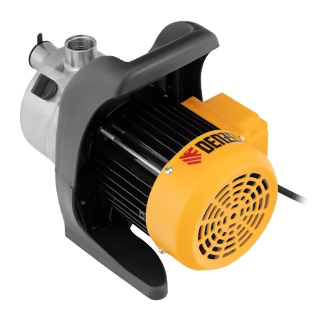 Садовый поверхностный насос Denzel GPL800Х 97302, 800 Вт, 3200 л/ч, подъем 42 м, нержавейка купить в Перми