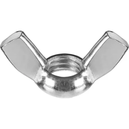 Гайка ЗУБР &quot;МАСТЕР&quot; барашковая, DIN 315, оцинкованная, M5, 5кг 303730-05 купить в Перми