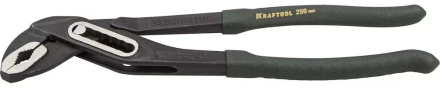 Клещи переставные &quot;EXPERT&quot;, Cr-V, коробчатый шарнир, захват до 43мм / 1 1/4&quot;, 250мм, KRAFTOOL 22359-25 купить в Перми