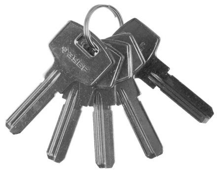 Заготовка ключа ЗУБР &quot;ЭКСПЕРТ&quot; для цилиндровых механизмов, компьютерный тип, 5 шт. 52196_z01 купить в Перми