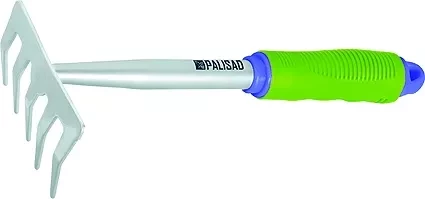 Грабли 5-зубые 110x280 мм обрез. рукоятка может использ. в сборе с ручкой 63016 63017  PALISAD 63003 купить в Перми