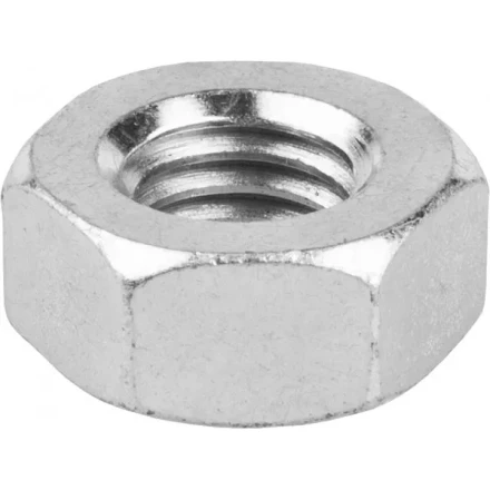 Гайка ЗУБР &quot;МАСТЕР&quot; шестигранная ГОСТ 5927-70, класс прочности 6, оцинкованная,  M10, 5кг 303550-10 купить в Перми
