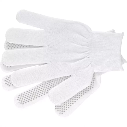Перчатки нейлон ПВХ точка 13 класс белые XL Россия 67847 купить в Перми