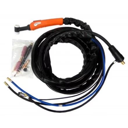 Горелка UnoTIG 18 8м разъем 35мм2 с кнопкой ж/охл FoxWeld купить в Перми