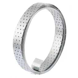 Лента перфорированная монтажная 2 мм LM 6см х 10м отверстие 4,5–5 мм цинк Россия Сибртех 46584