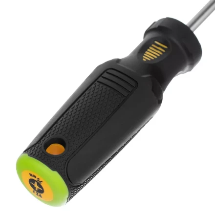 Отвертка PZ1x75 мм, CrV, трехкомпонентная рукоятка Denzel 12205 купить в Перми