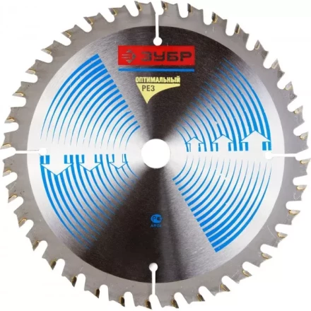 Диск пильный ЗУБР &quot;ЭКСПЕРТ&quot; &quot;Оптимальный рез&quot; по дереву, 140х12,7мм, 24Т 36903-140-12.7-24 купить в Перми
