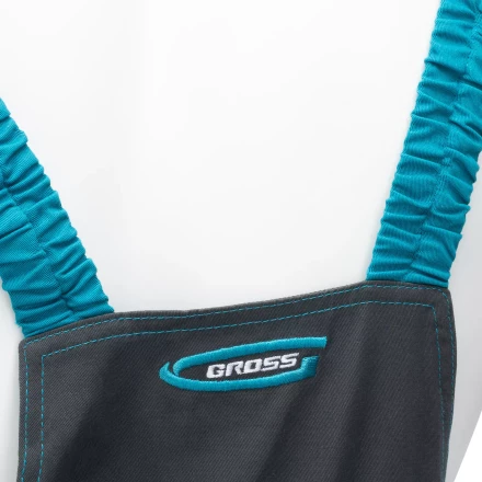 Полукомбинезон профессиональный рабочий Gross 90443, 97% хлопок 3% спандекс, L купить в Перми