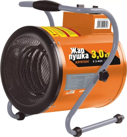 Тепловая пушка электрическая  Жар-пушка Е 3-400 Кратон 3 09 04 031 купить в Перми