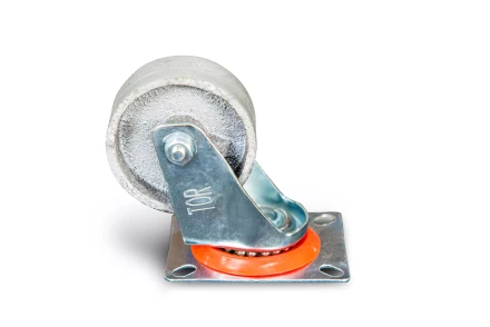 Колесо поворотное чугунное EM01 VKV 80 85 мм термостойкое 1024214 купить в Перми