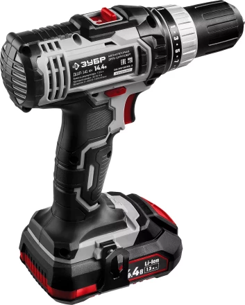 Дрель-шуруповерт 2 АКБ ДШЛ-141 КН серия СТАНДАРТ купить в Перми