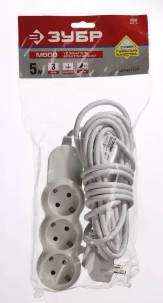 Удлинители электрические М500 3 гнезда серия МАСТЕР купить в Перми