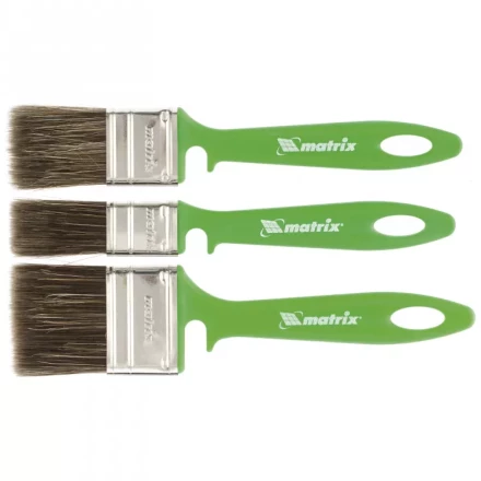 Набор кистей Работы по дереву 25 мм 35 мм 50 мм Color Line пластик Matrix 83379 купить в Перми