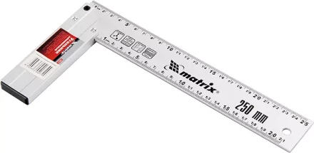 Угольник 250 мм алюминиевый литой  MATRIX 32471 купить в Перми