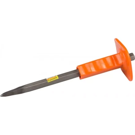 Зубило STAYER "PROFI" пикообразное с протектором, 300мм 2142-30 купить в Перми