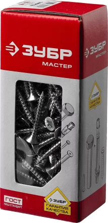 Саморезы по дереву, белый цинк, 6.0x45мм, 150шт, ЗУБР Мастер 4-300371-60-045 4-300371-60-045 купить в Перми