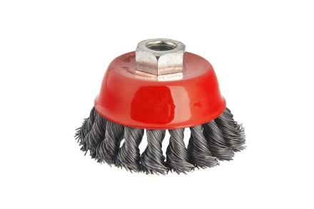 Кордщетка HAMMER чаша 75мм для УШМ витая сталь (207-105) купить в Перми