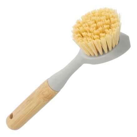 Щетка для посуды круглая d 60х230 мм, бамбуковая рукоятка, Home// Palisad 93571 купить в Перми