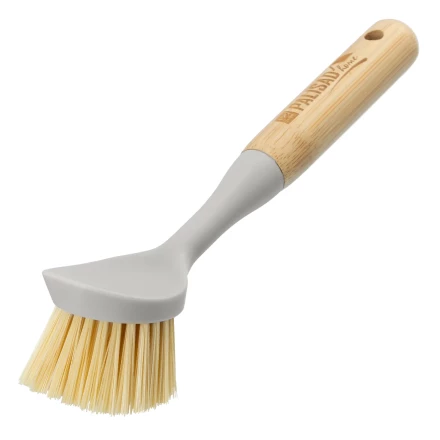 Щетка для посуды круглая d 60х230 мм, бамбуковая рукоятка, Home// Palisad 93571 купить в Перми