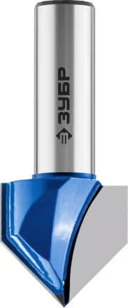 ЗУБР 25.4 x 25 мм, угол 90° мм, фреза пазовая галтельная V-образная, Профессионал (28752-25.4) купить в Перми