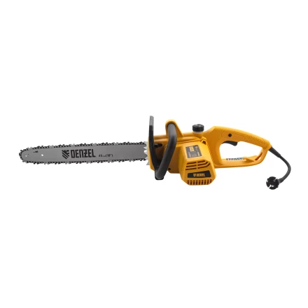 Пила цепная электрическая Denzel EDS-2200P, 2.2 кВт,поперечная, шина 45 см, шаг 3/8, паз 1.3 мм, 63 звена 95617 купить в Перми