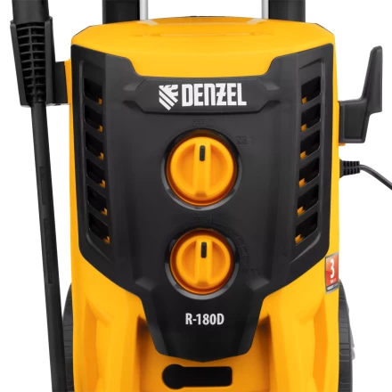 Моечная машина высокого давления Denzel R-180D, 2200 Вт, 180 бар, 380 л/ч, с барабаном купить в Перми