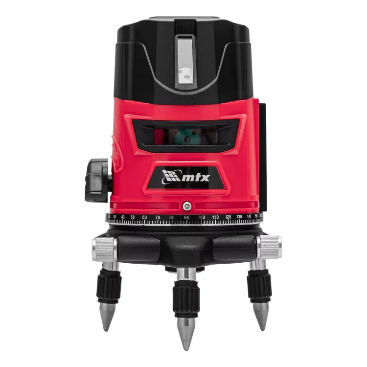 Лазерный уровень MTX CRX-30G, 30 м, зеленый луч, батарейки, резьба 5/8" 35032 купить в Перми
