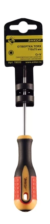 Отвертка Torx T10х75мм Энкор 19532 купить в Перми