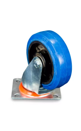 Колесо поворотное из эластичной резины MW150 150 мм 1024401 купить в Перми