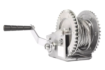 Лебедка ручная TOR ЛН-1200 (LHW) г/п 0,5 т длина троса 20 м (серия G) 113053 купить в Перми