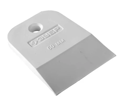 Шпатель ЗУБР &quot;МАСТЕР&quot; резиновый, белый, 1шт, 60мм 1016-60_z01 купить в Перми