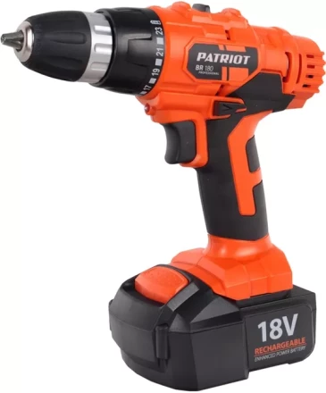 Дрель-шуруповерт аккумуляторная PATRIOT BR 180 в кейсе купить в Перми