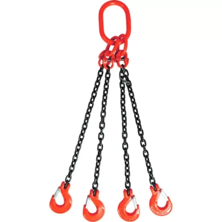 Строп цепной TOR 4СЦ г/п 3,15 т 2,0 м с самозакрывающимися крюками 1018333 купить в Перми