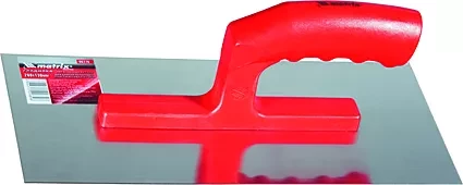 Гладилка из нерж. стали 280 х 130 мм зеркальная полировка пластмас. ручка  MATRIX 86776 купить в Перми