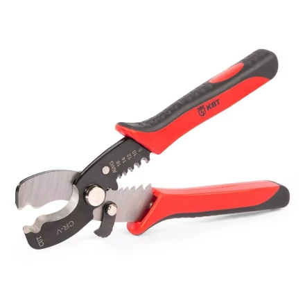 Ножницы для резки проводов КВТ MC-06 до 15 мм с функцией зачистки изоляции (85934) купить в Перми