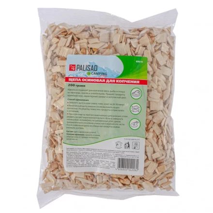 Щепа осиновая для копчения 200 гр Camping Palisad 69619 купить в Перми