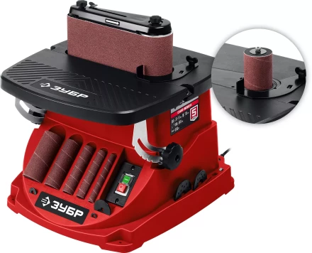 ЗУБР d 13, 19, 26, 38, 51 x 115, 650 Вт, осцилляционный шпиндельный шлифовальный станок (СШО-650Л) купить в Перми