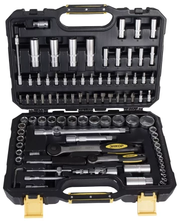 Набор инструмента 94 предметов пластиковый кейс 57057 купить в Перми