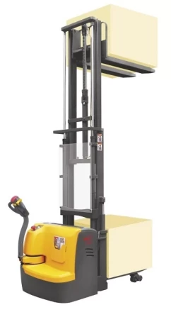 Штабелер самоходный 1,5 т 2,5 м XILIN CDDR15S двухуровневый (сопровождаемый) 24/240 В/Ач 1013699 купить в Перми