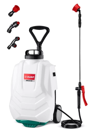 ЗУБР 16 л, колеса, аккумуляторный опрыскиватель (ОПС-16К) купить в Перми