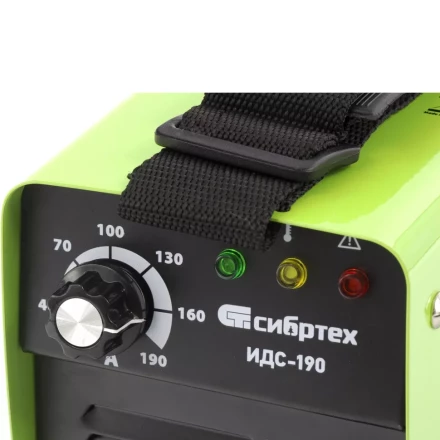 Аппарат инверторный дуговой сварки СИБРТЕХ ИДС-190 94376 купить в Перми