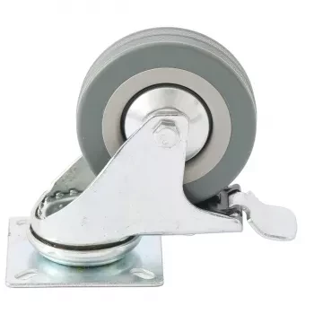 Колесо поворотное с тормозом d-75мм крепление  платформенное СИБРТЕХ 68720 купить в Перми