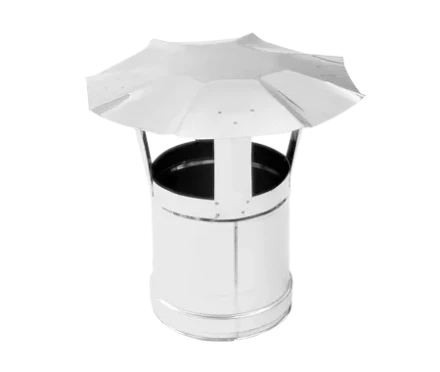 Зонт дымохода из нержавеющей стали (Диаметр 120 мм) для теплогенераторов BALLU EC, VERTIGO купить в Перми