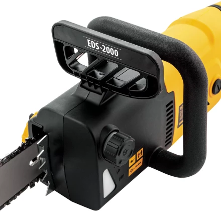 Пила цепная электрическая Denzel EDS-2000, 2 кВт,продольная, шина 40 см, шаг 3/8, паз 1.3 мм, 56 звеньев 95618 купить в Перми