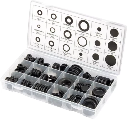 Набор сальников D 6,35 - 25,4 мм 125 предм. (арт. 48107) купить в Перми